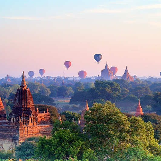 Bagan Hot Air Balloon Ride within 45 minutes