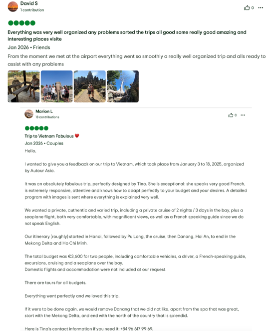 Real Reviews from Our Travelers on TripAdvisor
