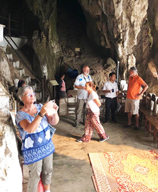 Exploring Pakou Cave Luang Prabang by Mrs.Diana