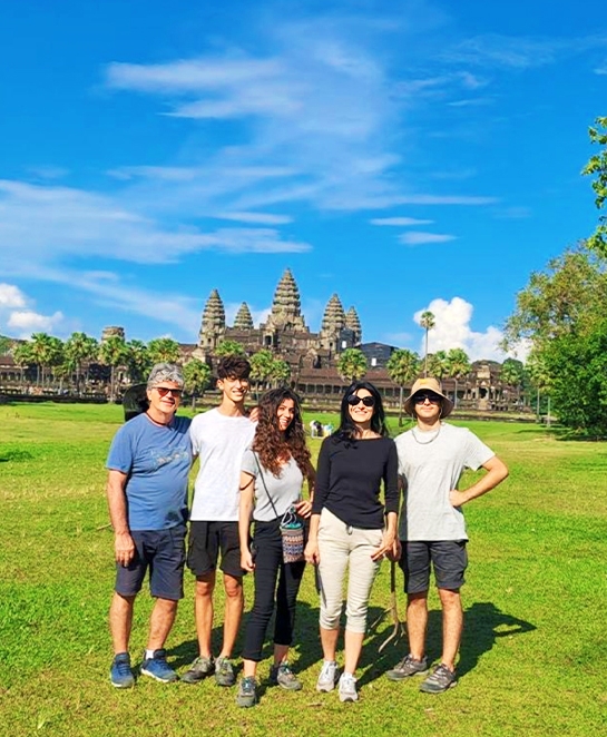 Group Fabio travel in Cambodia