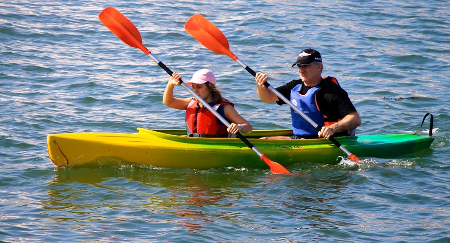 Kayaking in Halong Bay, Vietnam