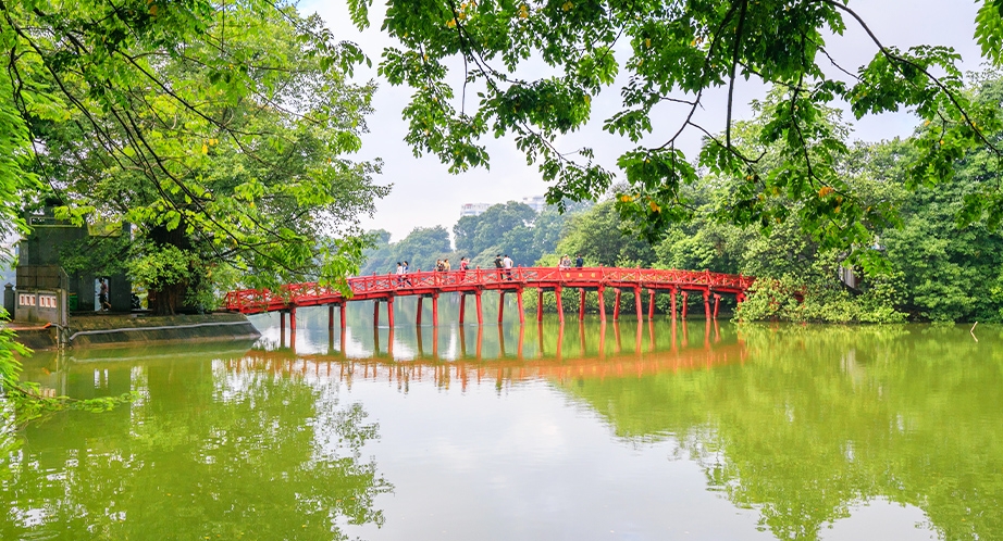 Hoan Kiem Lake in Hanoi