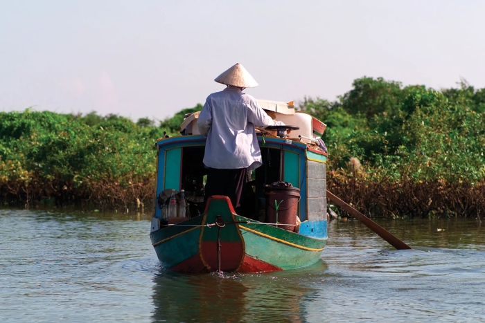 The Tonle Sap, the great lake of Cambodia 