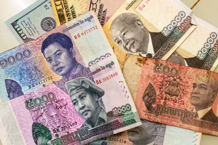 Local currency used in Cambodia daily payments
