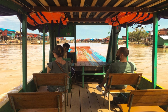 Means of transport in Battambang: The boat is a unique choice