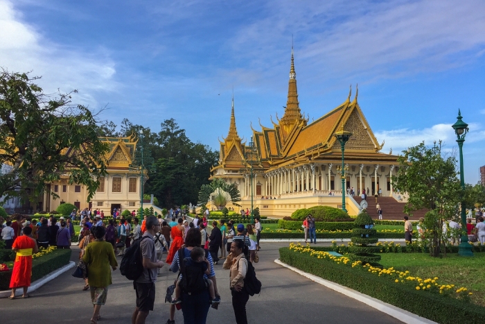 The Royal Palace is a must-have destination during your family trip in Cambodia
