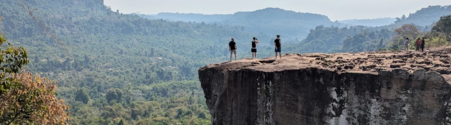 Itinerary of trekking in Cambodia in April by Philippe