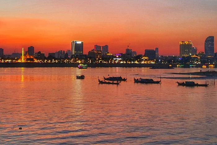 Sunset Cruise on the Mekong river