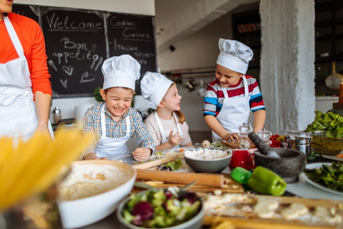 Cooking class for a trip with children to Phnom Penh