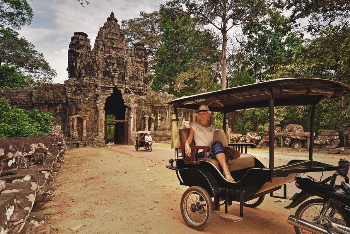 Why should we visit Siem Reap in January?