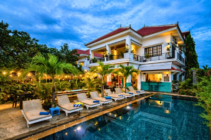 Tropical freshness at Baby Elephant Boutique Hotel, among the best 3-star hotels in Siem Reap