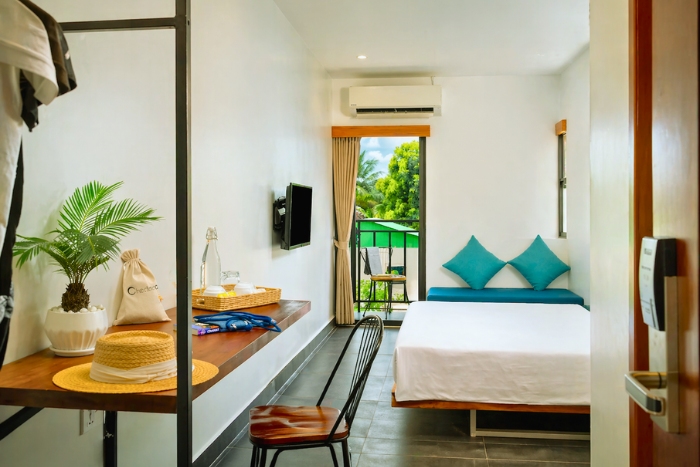 Comfortable and well-designed living space in a 3-star hotel in Siem Reap