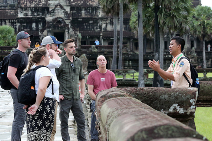 Exploring Angkor Wat with a local guide will help you better understand its artistic and historical values