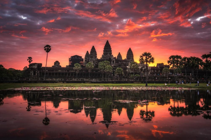 Angkor Wat, the most iconic structure in the Angkor complex, is also the symbol of Cambodia