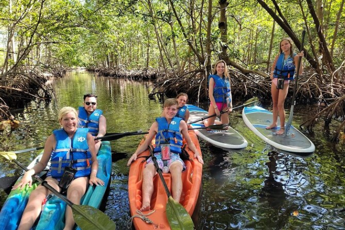 SUP adventure through the mangrove forest - one of the best things to do in Koh Rong