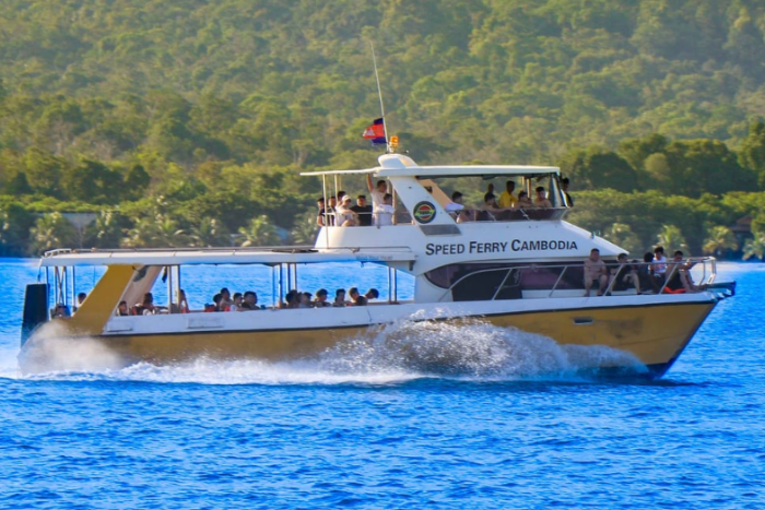 Boat is the most convenient way to travel to the islands in Sihanoukville