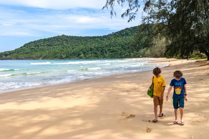 Relaxing on Lazy Beach on Koh Rong Samloem
