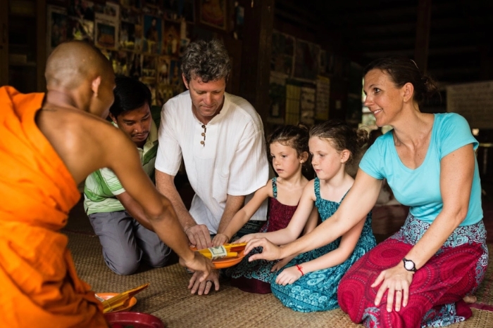 How much does a budget family trip to Cambodia cost?