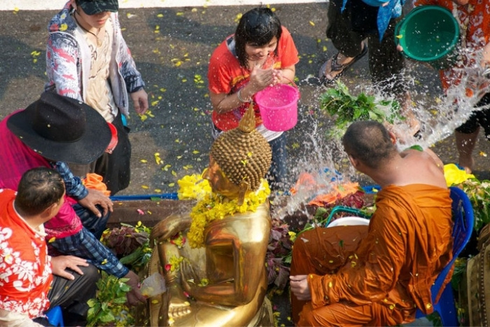 Enjoy the festive atmosphere in the streets