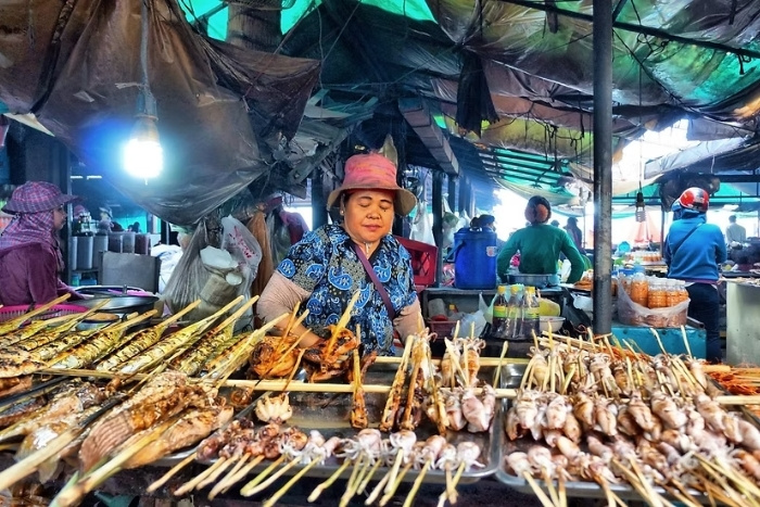 The famous Crab Market