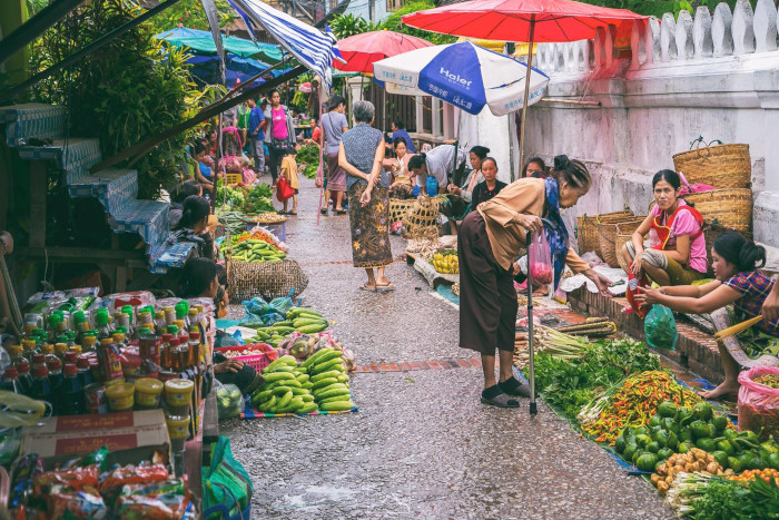Dive into the local culture at the Luang Prabang market, a must-visit for an authentic shopping experience