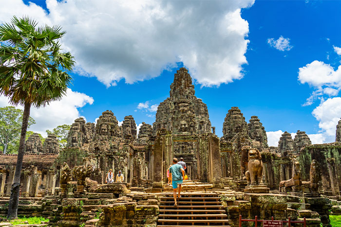 Visit the Angkor complex in Cambodia