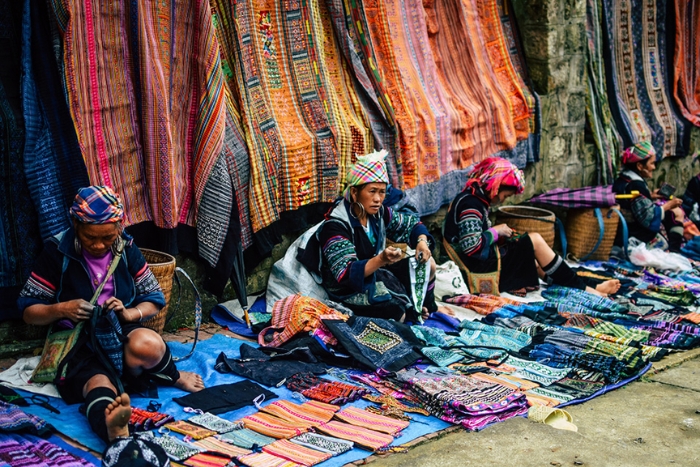Explore the colorful Bac Ha weekly market