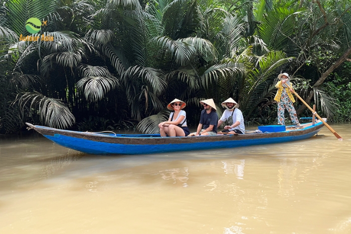 Boat cruise on the Mekong