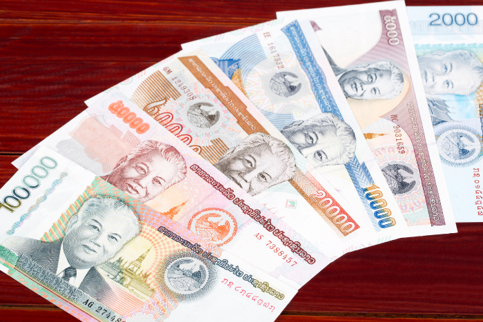 Lao kip (LAK) banknote, essential for your travel budget in Laos