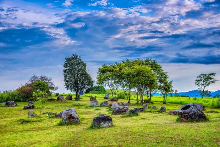 What to do in Laos in February? Visit the Plain of Jars in Xiang Khoang