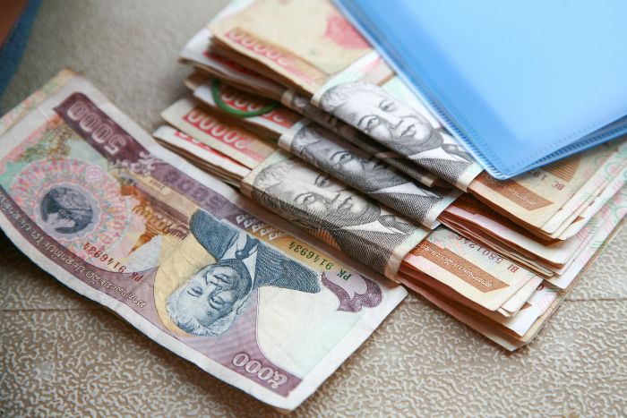A tip: always keep some Laos cash on hand