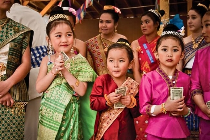 Different styles of the Sinh across Laos