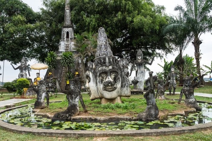 Buddha Park, one of the most unique sites to visit around Vientiane