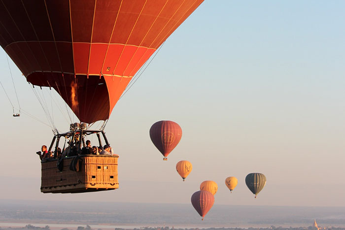 Hot air balloon ride