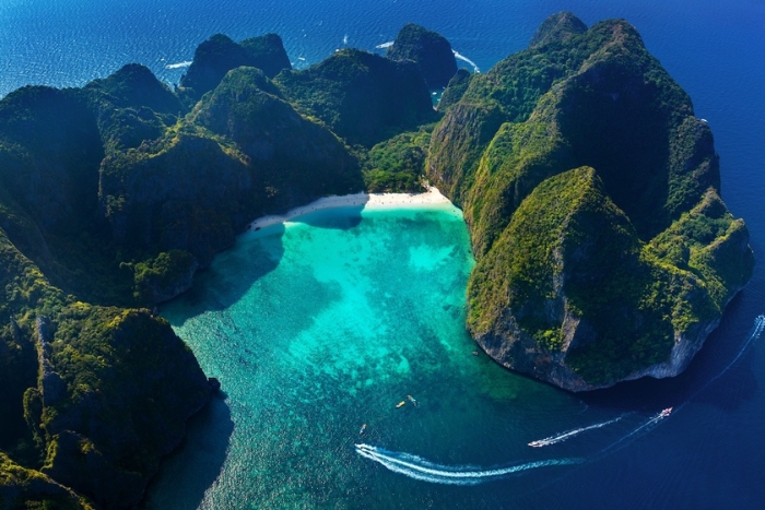 The majestic nature of Koh Phi Phi