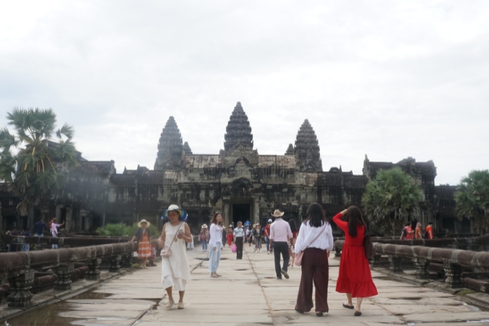 Cambodia with Angkor Wat impresses with worlwide visitor.