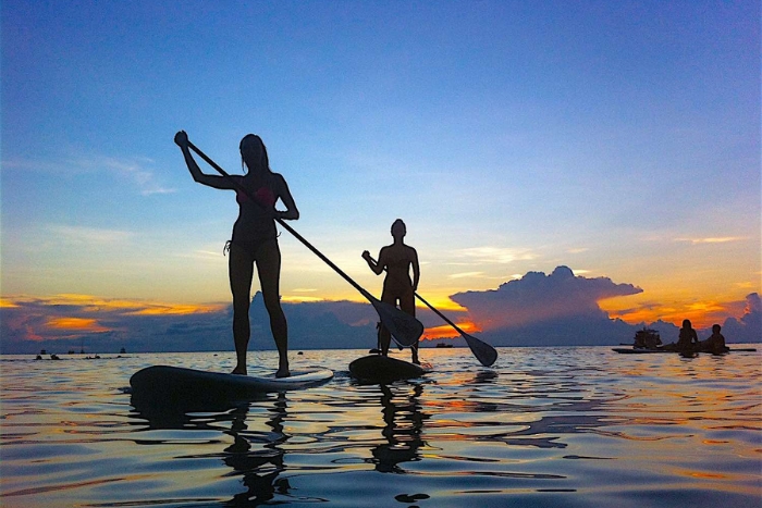 Try paddle boarding