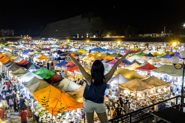 Train Night Market Ratchada, Bangkok