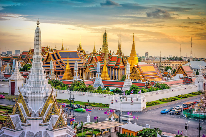 Bangkok’s Grand Palace, a major historic site for a short stay