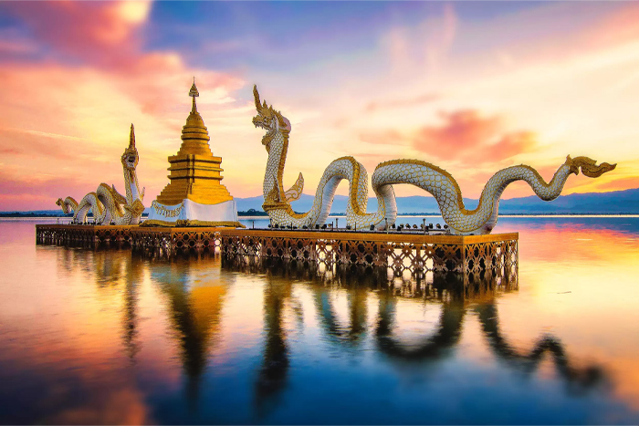 Phayao Lake, a peaceful natural site nestled in the valley of the Ing River