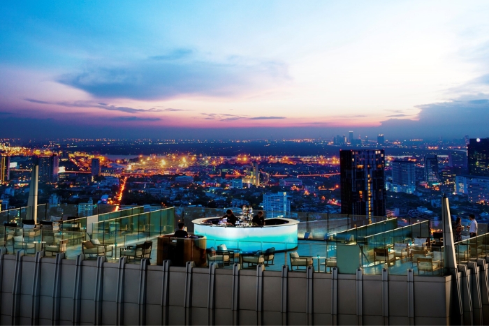Sunset Views and Cocktails at Octave: Chill Nightlife in the Best Area to Stay in Bangkok