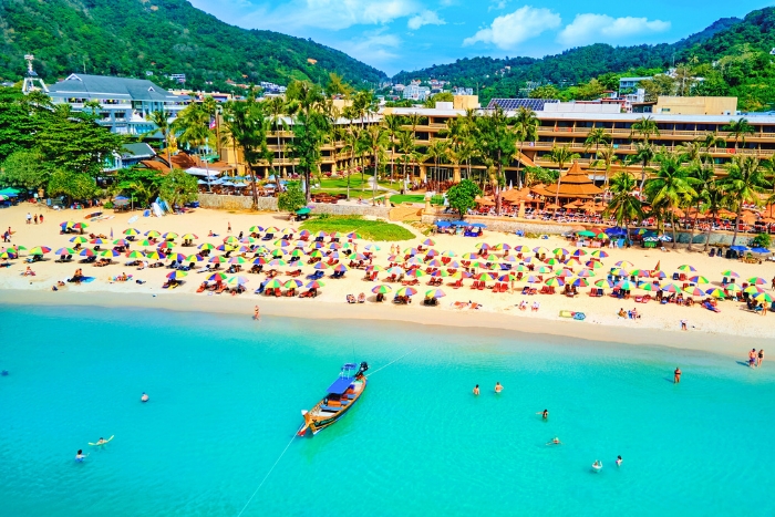 Experiencing Kata Beach under perfect Thailand weather in December