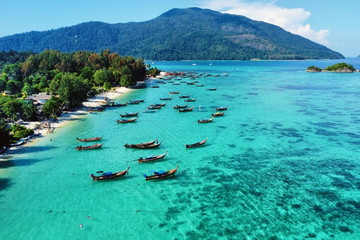 Clear Andaman sea welcomes a Thailand trip in March