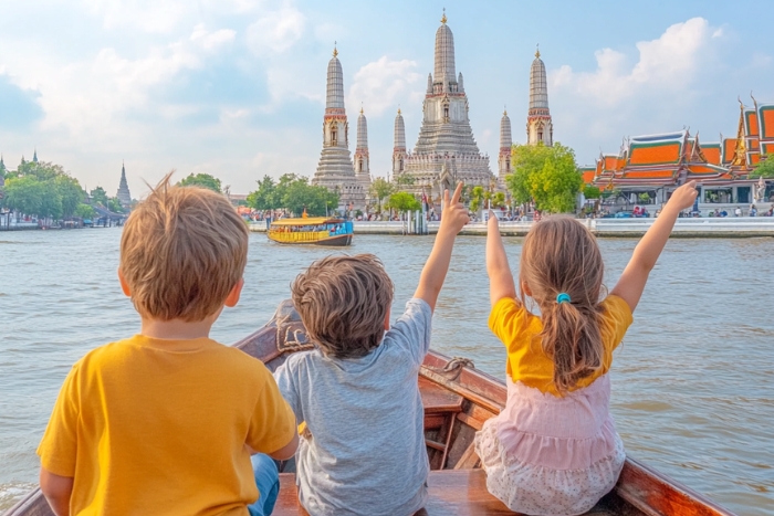 What to do during a Thailand Easter holiday? Take a boat cruise along the Chao Phraya river