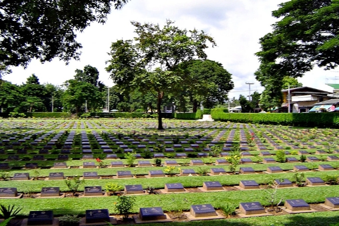 Allied War Cemetery in Kanchanaburi
