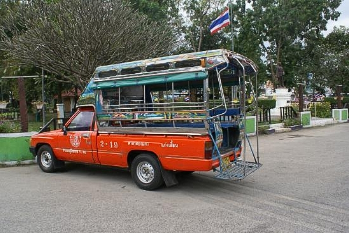 Songthaews - Affordable local shared transport