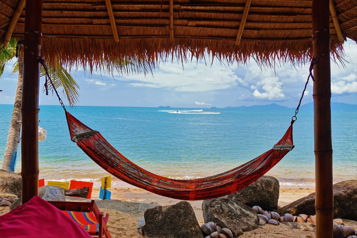 Treehouse's impressive sea view - one of the best homestays in Koh Samui