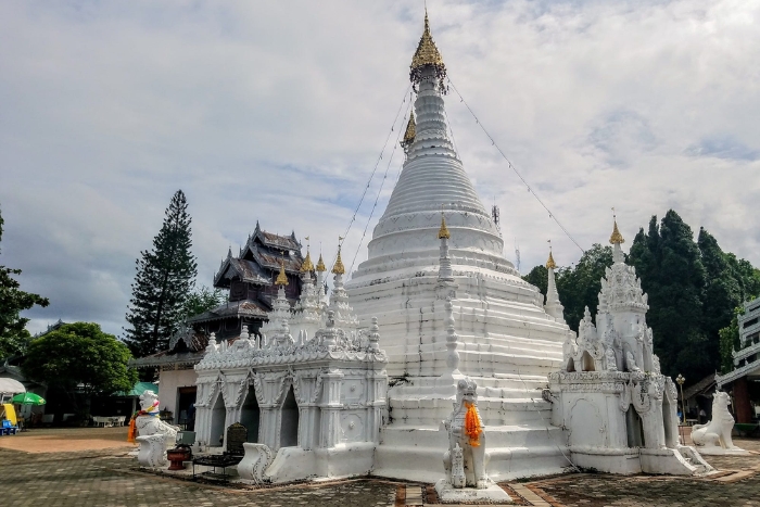 Temple of Wat Phra That Doi Kong Mu is the first stop of my Mae Hong Son 2-day trip 