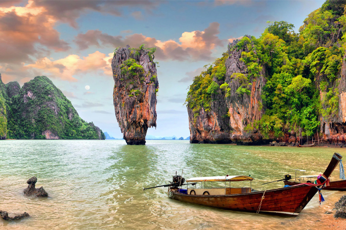James Bond Island limestone rock in Phang Nga Bay
