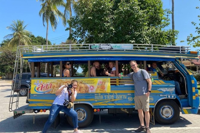 Songthaew, an affordable local transport